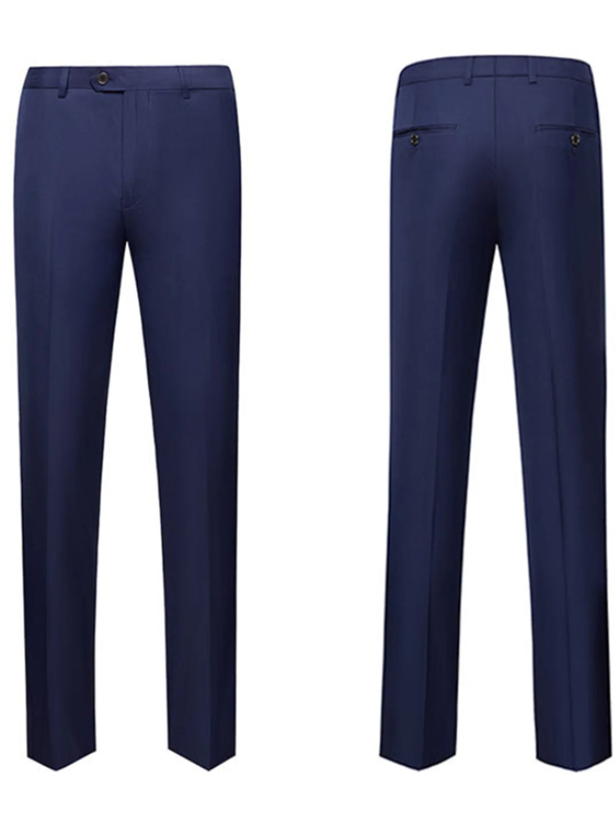 Elegant Men's Suit Sets- Slim Fit Tuxedo Set for Weddings & Formal Occasions, Black Suit