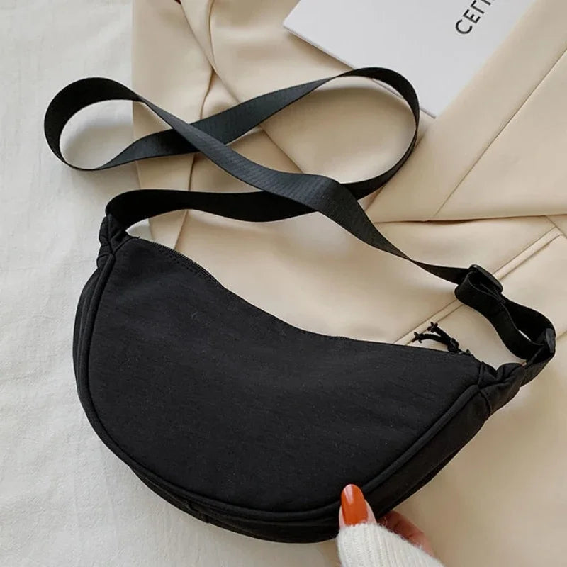 Sac bandoulière mixte en nylon – Léger, spacieux, plusieurs coloris