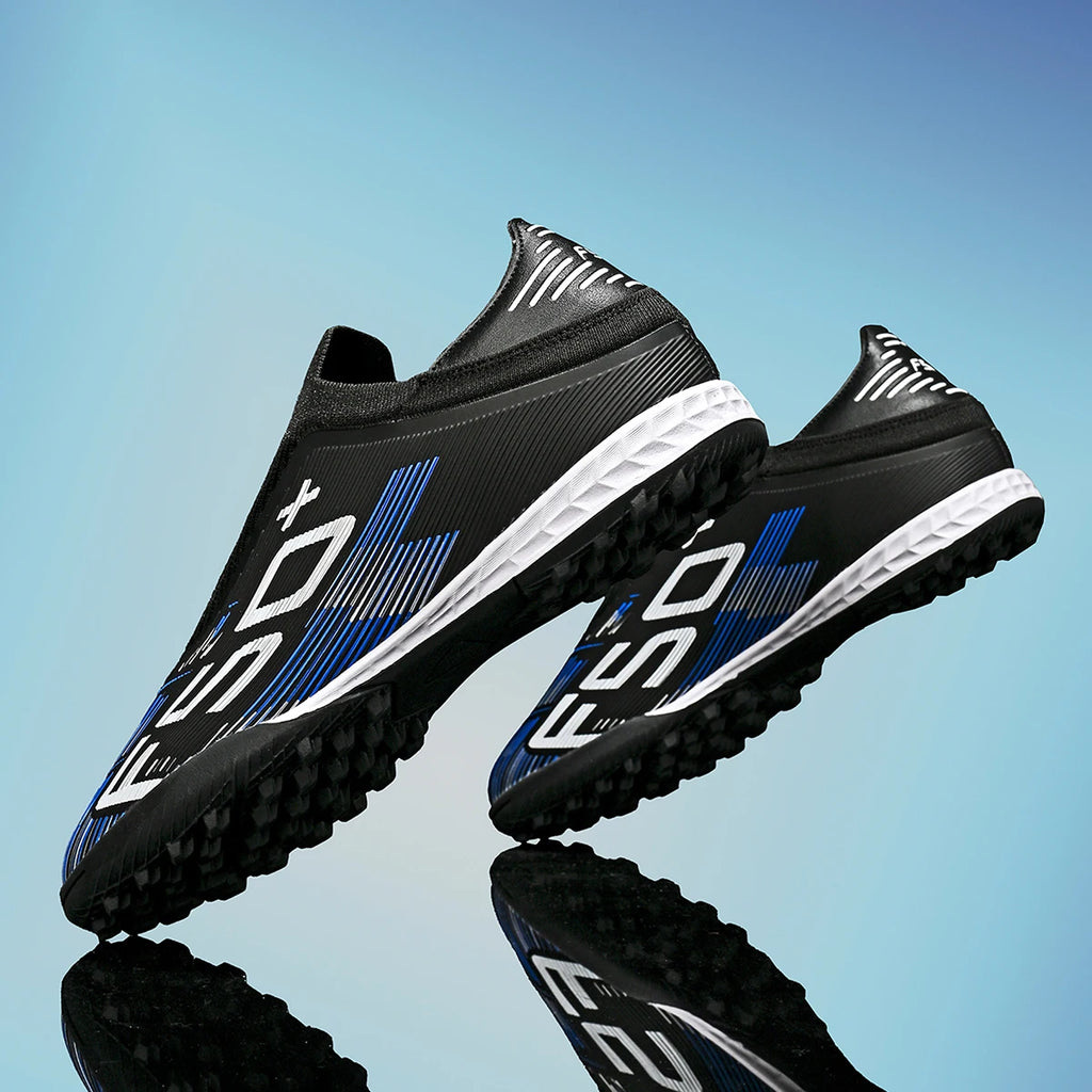 Professional TF Soccer cleats Textured PU Upper High Friction Rubber Stud Anti-slip Boost Turf Players Ball Control