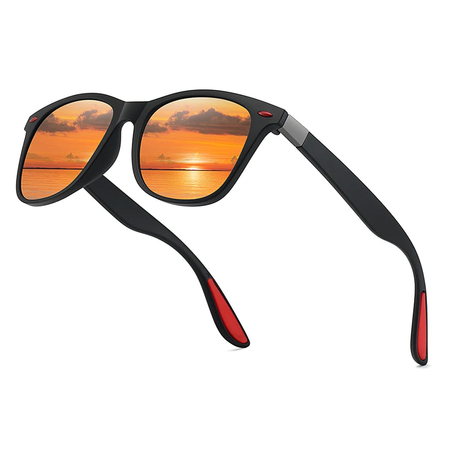 Lot de 4 Lunettes de Soleil Carrées Vintage WSZ – Protection UV400, Mixte, Idéal Plage & Conduite