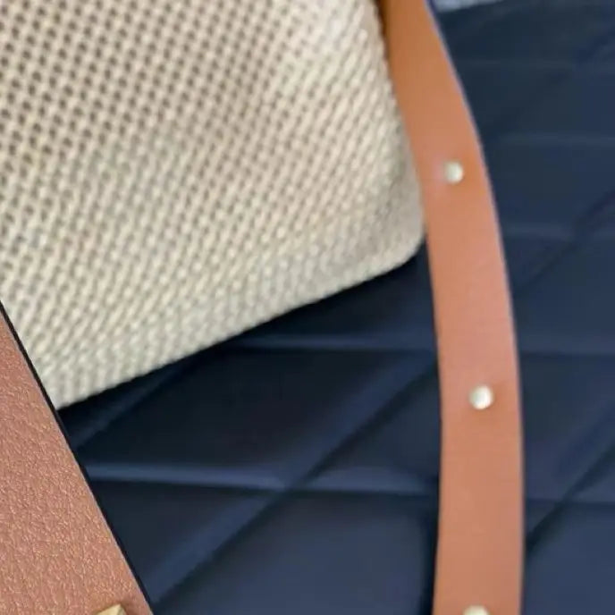 Sac Rond en Paille Fait Main – Bandoulière Femme Style Luxe Casual 2026