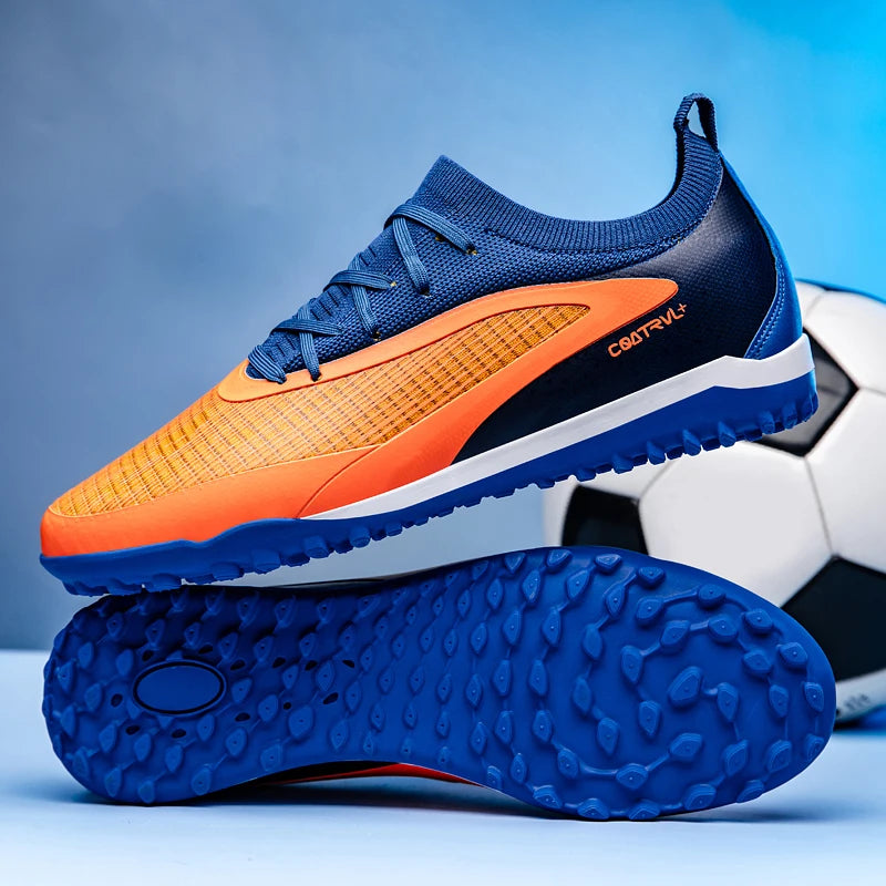 New Men Football Boots Sport Adult Long Spikes Soccer Shoes Training Outdoor Cleats Breathable Non Slip Boys Match Comfortable