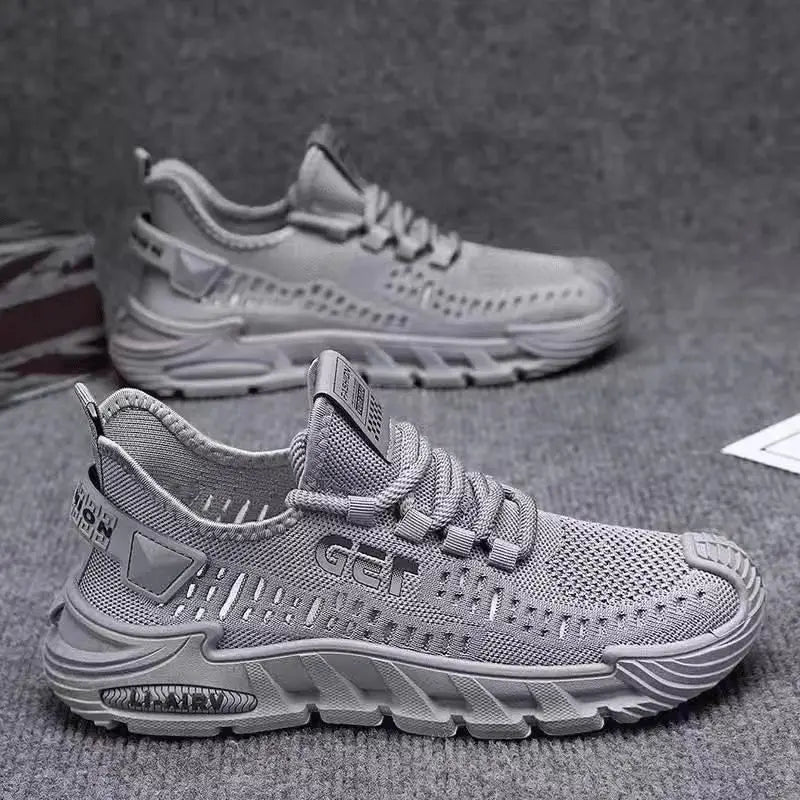 Sneakers Homme Semelle Épaisse – Chaussures Casual Légères & Respirantes