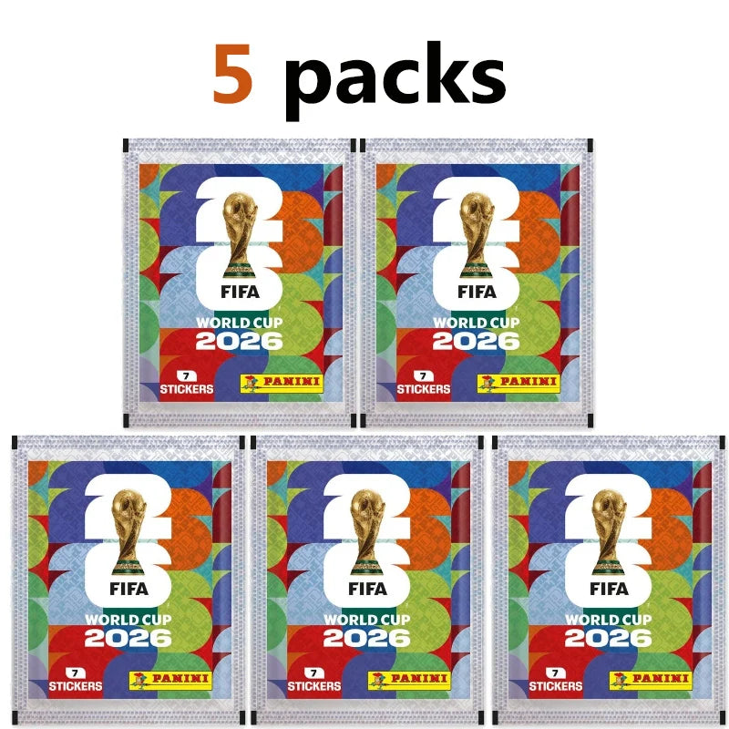 2026 Panini World Cup Sticker Pack Panini Soccer Card Panini Cards Soccer Memorabilia Collection Panini Football Cards Gift