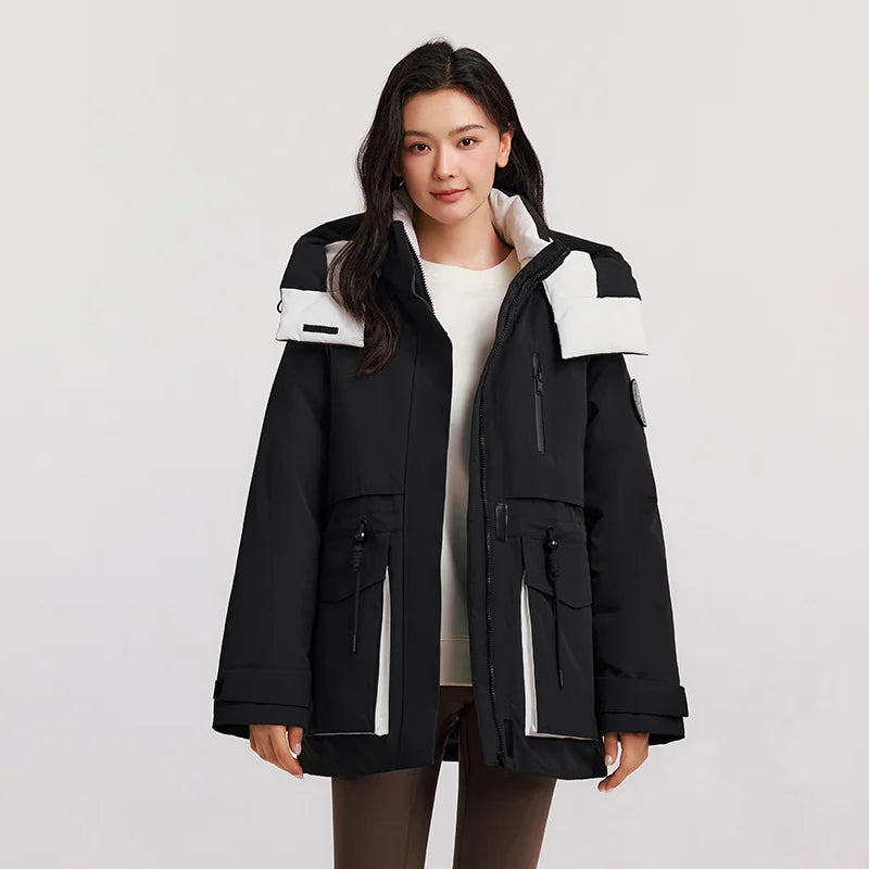 Doudoune Femme Semir Mi-Longue – Imperméable, Anti-taches, Hiver 2026