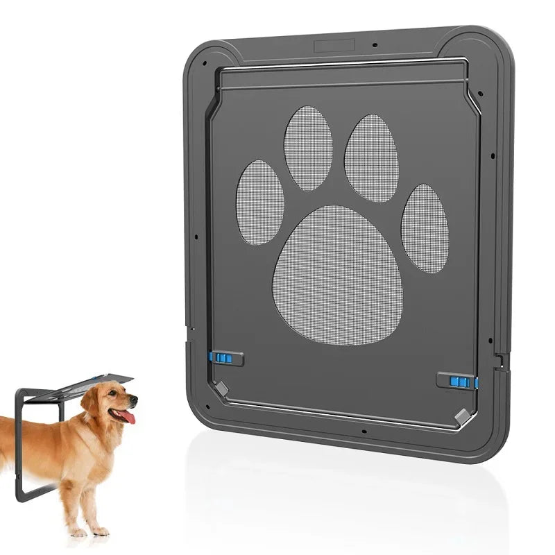 Chatière Magnétique Verrouillable – Porte pour Chat & Chien, Installation Facile, Taille L & XL