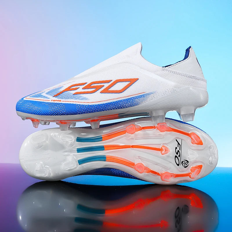 Chaussures de Football Homme – Crampons Professionnels Terrain Gazon & Futsal
