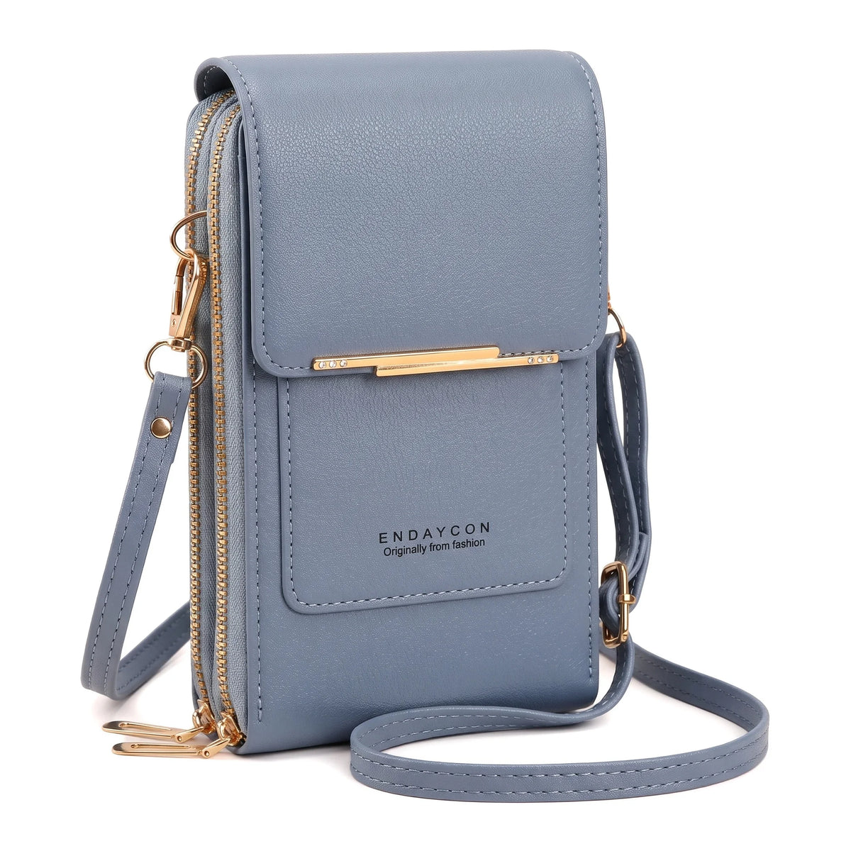 Sac Téléphone Bandoulière Anti-RFID Pomelo Best – Cuir PU, Écran Tactile, 4 Coloris