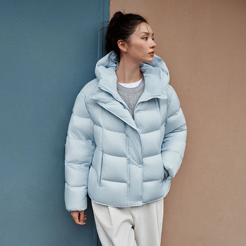 Doudoune Femme Semir Hiver 2026 – Mi-Longue, Imperméable, Duvet de Canard 90%