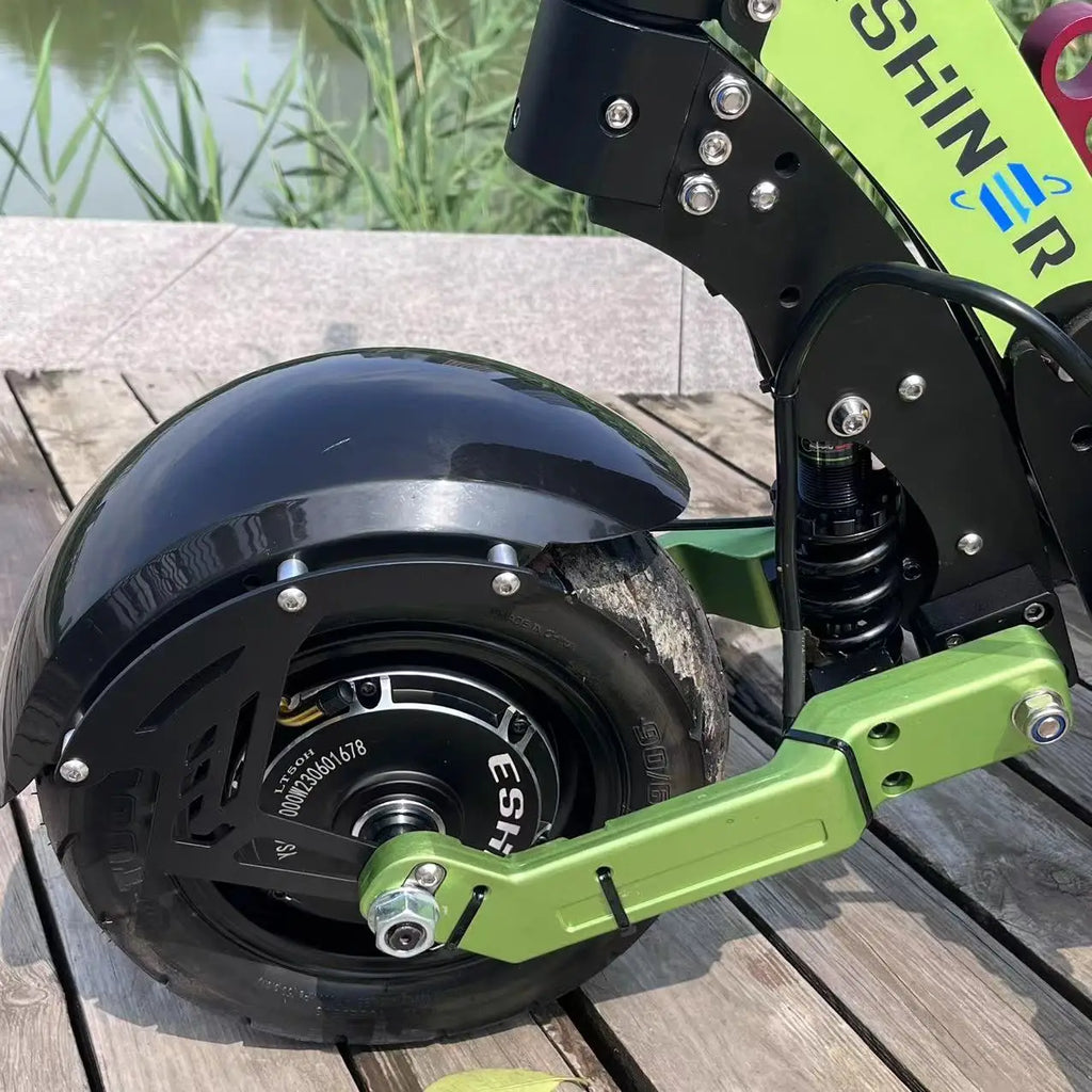6000W 60V 40Ah 11 Inch Off-Road Tire Kick Scooter Dual Motors Removable Seat Hydraulic Shock Absorption Folding Electric Scooter