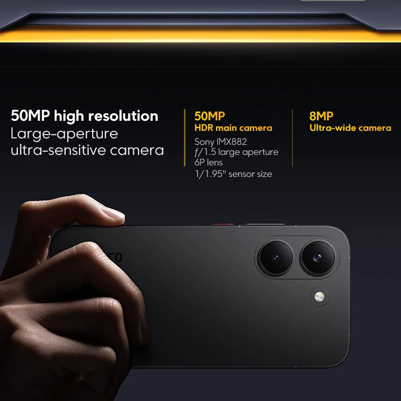 Global Version POCO X8 Pro, battery mAh, HyperCharge 100 W, main camera 50 MP, NFC compatible