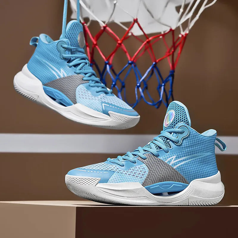 Chaussures de Basketball Lumineuses Homme Femme – Étoiles Fashion, Légères & Respirantes