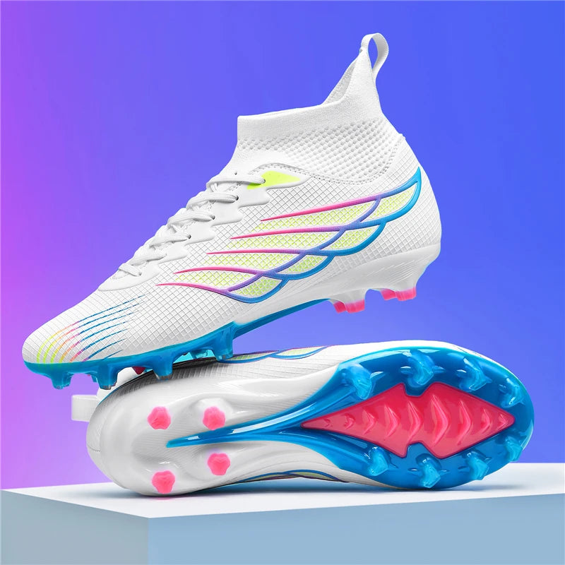 Chaussures de Football Professionnelles PHERON – Crampons Terrain Dur, Légères & Respirantes