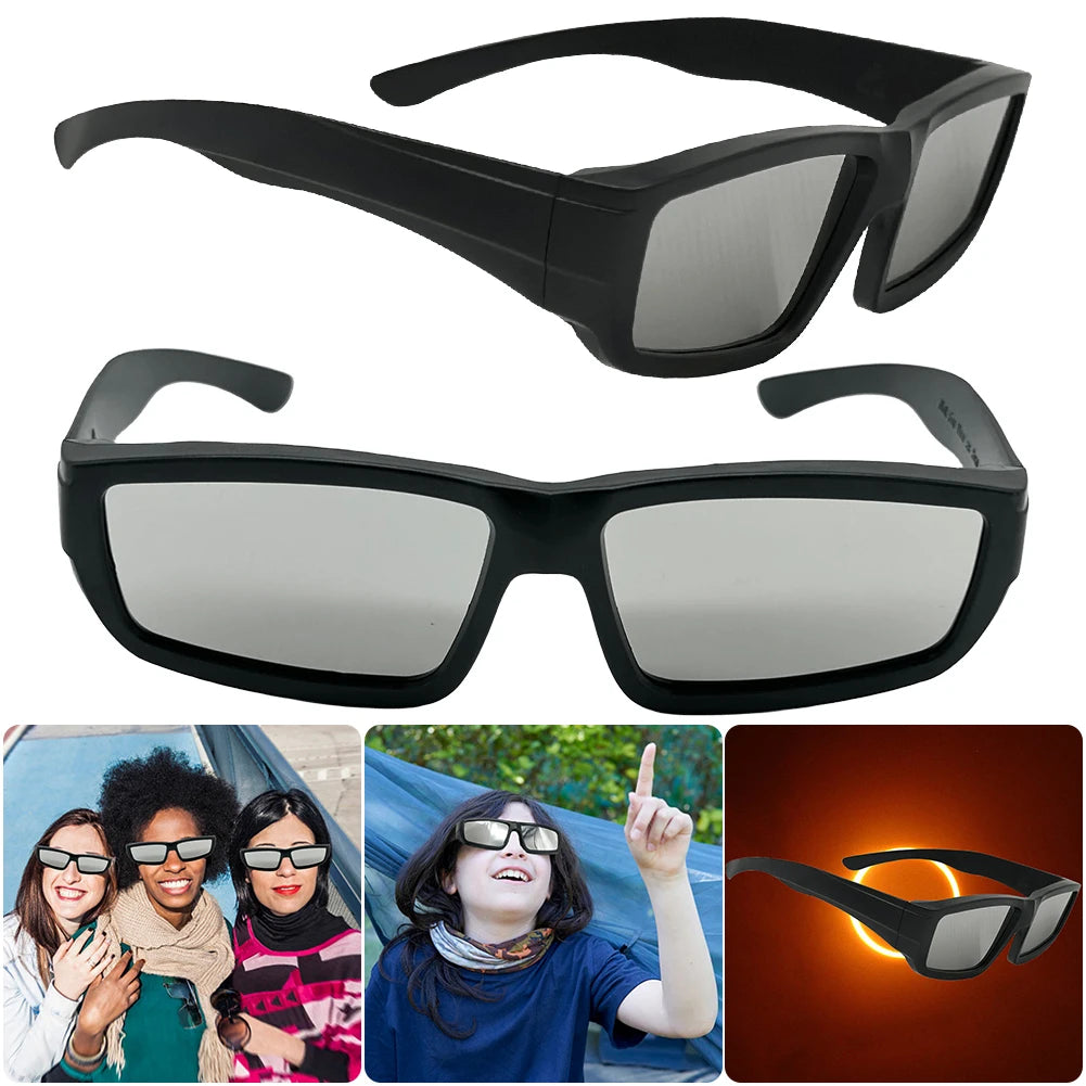 Lunettes d'Observation d'Éclipse Solaire Certifiées ISO – Pack 1 à 10 pièces
