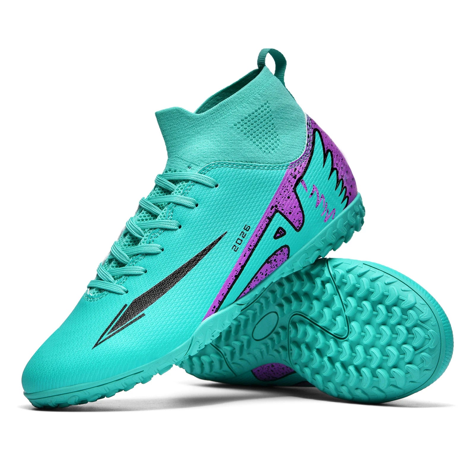 Chaussures de Football Respirantes Anti-Dérapantes – Homme & Femme, Terrain Naturel & Synthétique