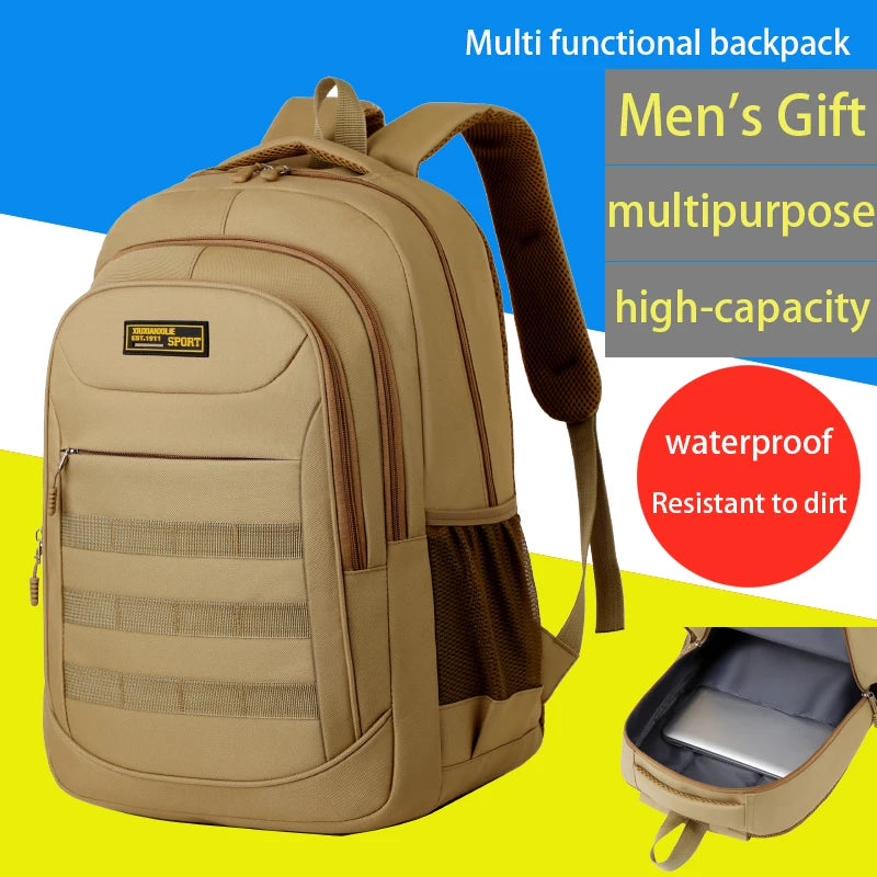 Sac à Dos Oxford Unisexe Grande Capacité – Laptop 16" | Voyage & Travail | Multifonction