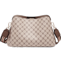 FOXER Women's Shoulder Bag PVC Leather Casual Tote Bag Large Capacity Retro Female Bucket Bag Office Work Crossbody Bag Purse