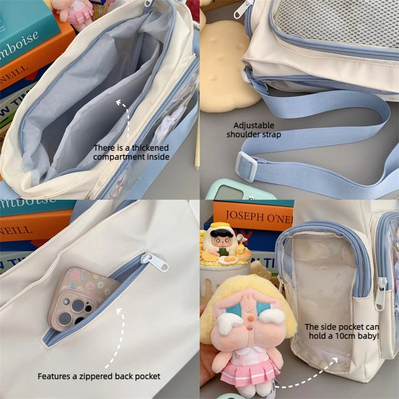 Sac Transparent Tendance Grande Capacité – Ita Bag Style École & Quotidien