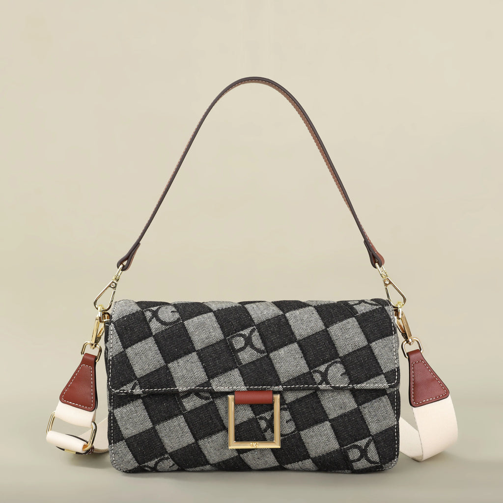 Sac Bandoulière Femme PG Patsy Garis 2026 – Style Cowboy Latin, Coton, Toutes Saisons, 12 Coloris