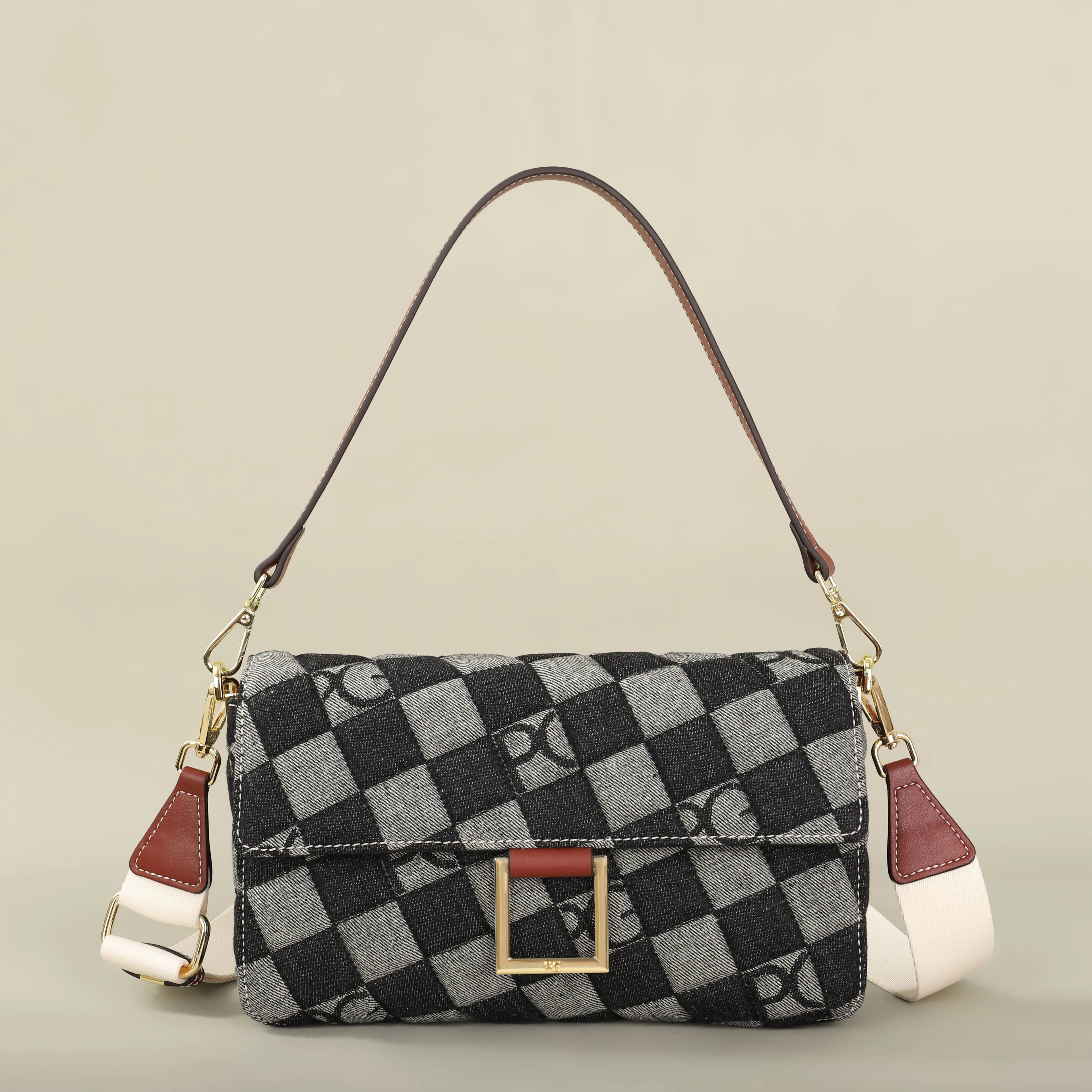Sac Bandoulière Femme PG Patsy Garis 2026 – Style Cowboy Latin, Coton, Toutes Saisons, 12 Coloris