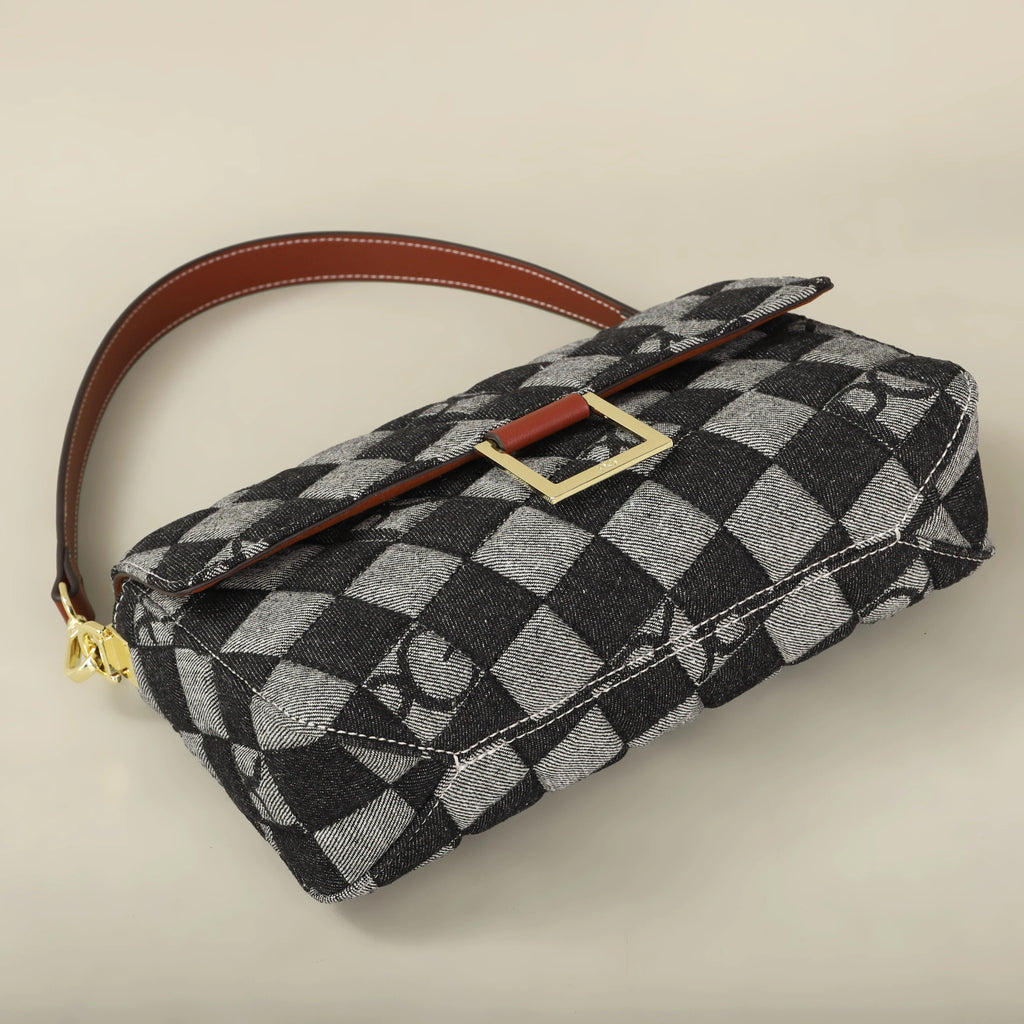 Sac Bandoulière Femme PG Patsy Garis 2026 – Style Cowboy Latin, Coton, Toutes Saisons, 12 Coloris