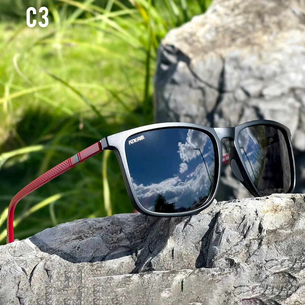 Lunettes de Soleil KDEAM XL Polarisées Photochromiques – Grande Monture Homme
