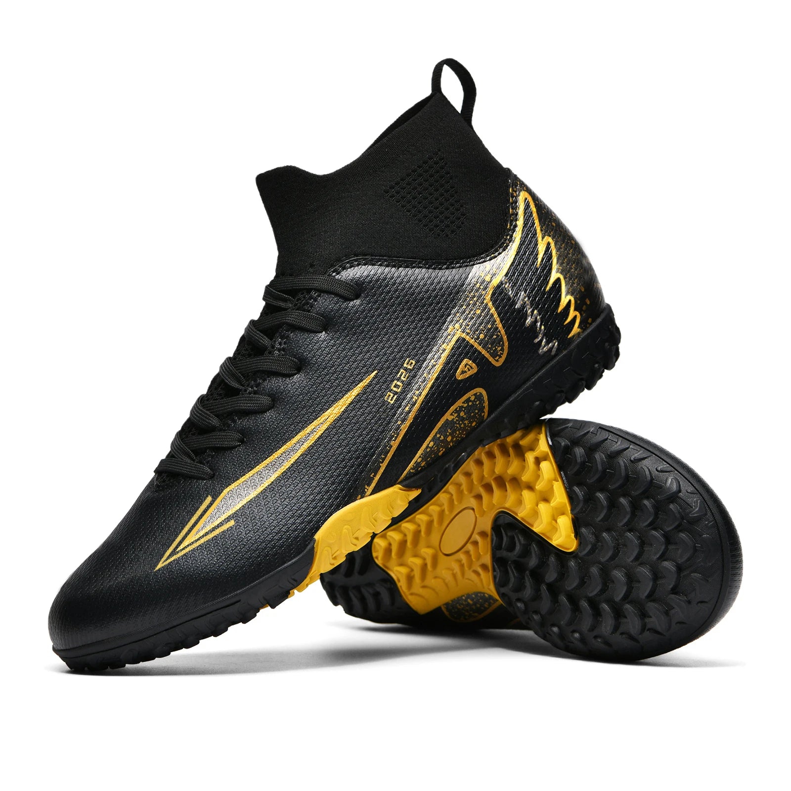 Chaussures de Football Respirantes Anti-Dérapantes – Homme & Femme, Terrain Naturel & Synthétique