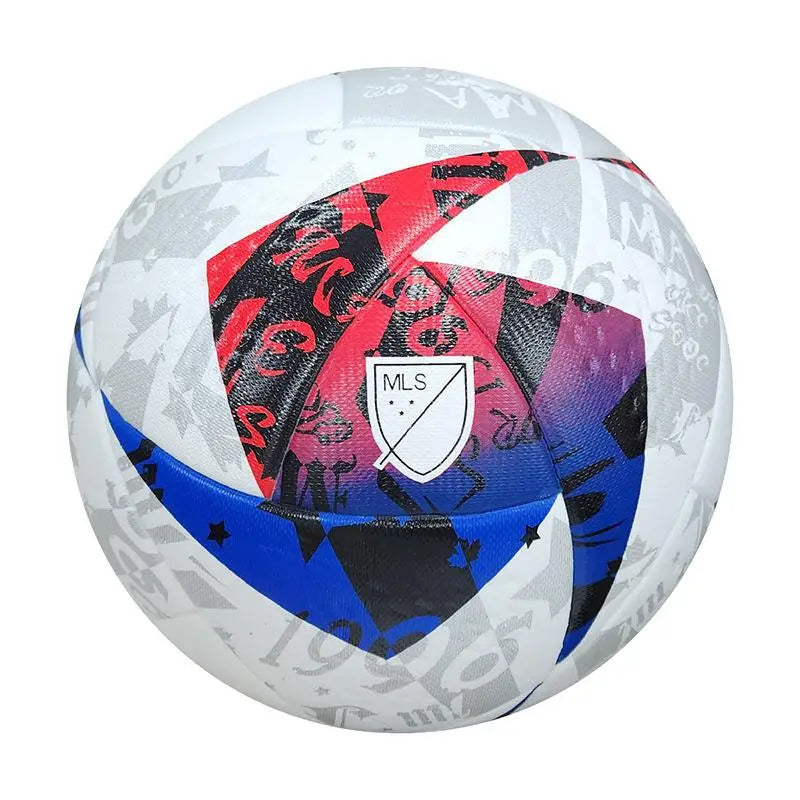 Ballon de Football PU Taille 5 – Cousu à Chaud, Résistant et Compétition