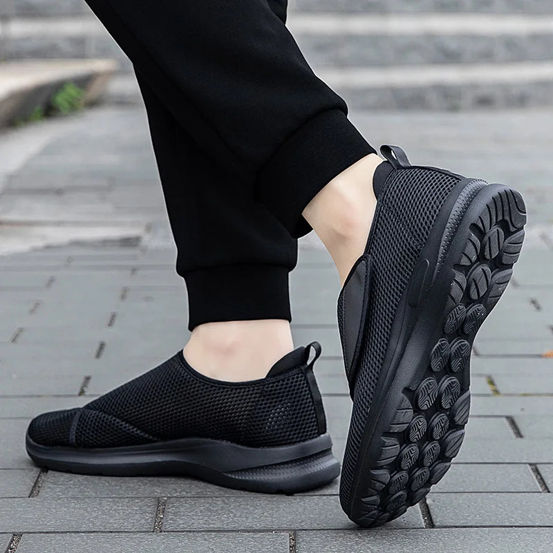 SNORW Chaussures Orthopédiques Femme – Pieds Larges, Confort Diabétique, Semelle Douce