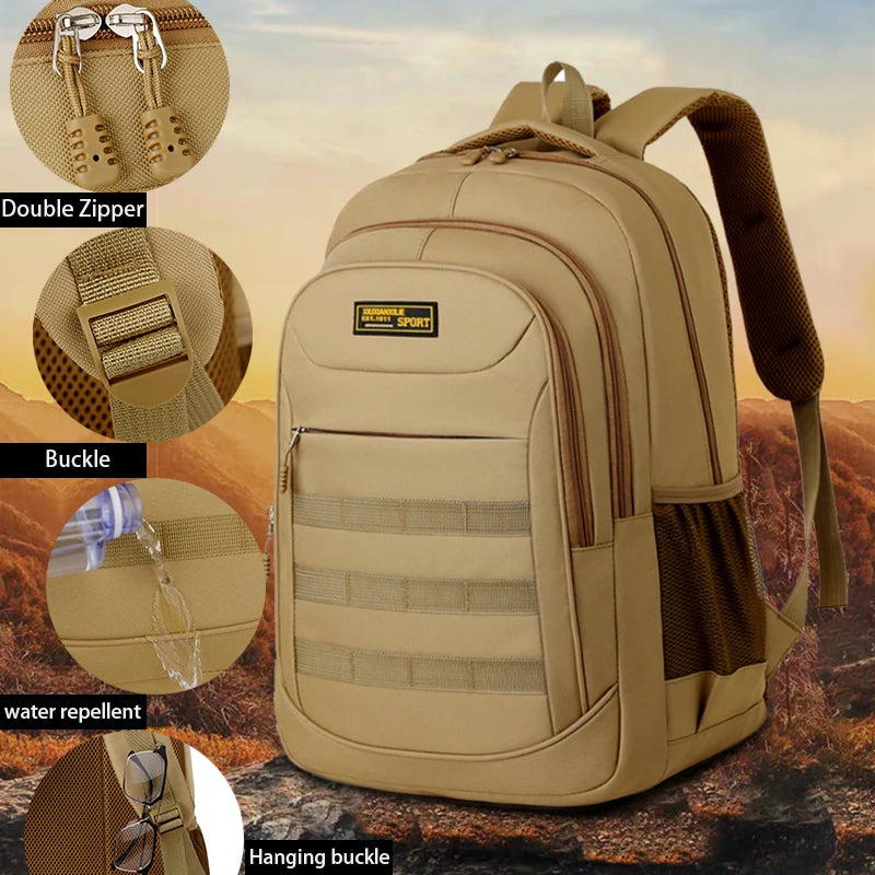 Sac à Dos Oxford Unisexe Grande Capacité – Laptop 16" | Voyage & Travail | Multifonction