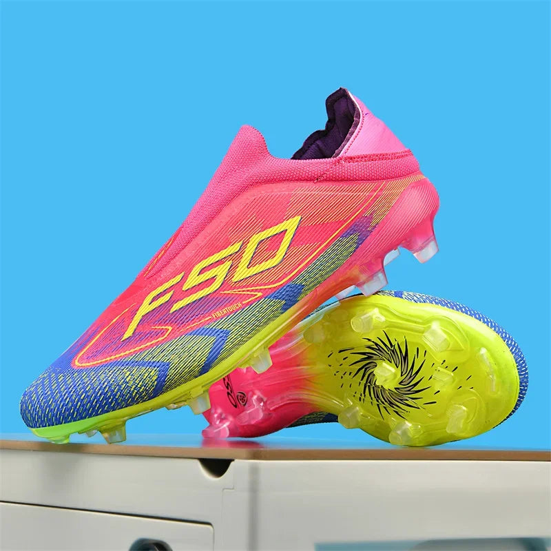 Chaussures de Football Homme – Crampons Professionnels Terrain Gazon & Futsal