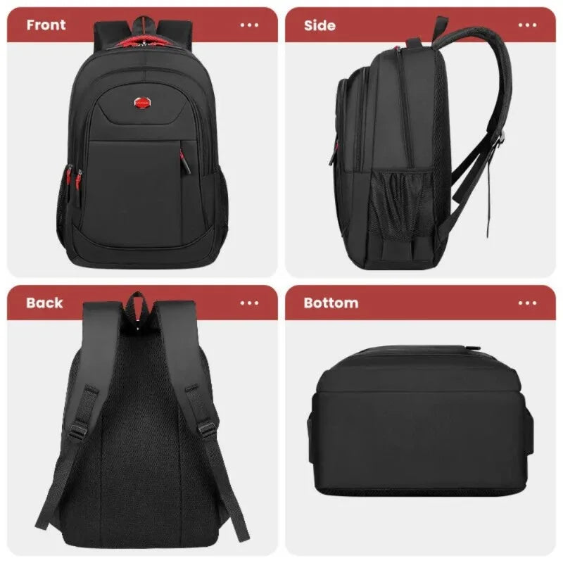 20L Waterproof Backpack Adjustable Shoulder Straps Multi-Purpose Storage Bag for School Work Travel Business Trip