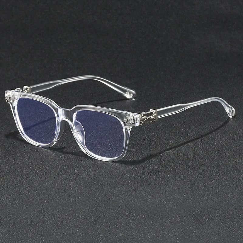 Lunettes Anti-Lumière Bleue Femme – Monture Oversize Strass, Protection Écran F114