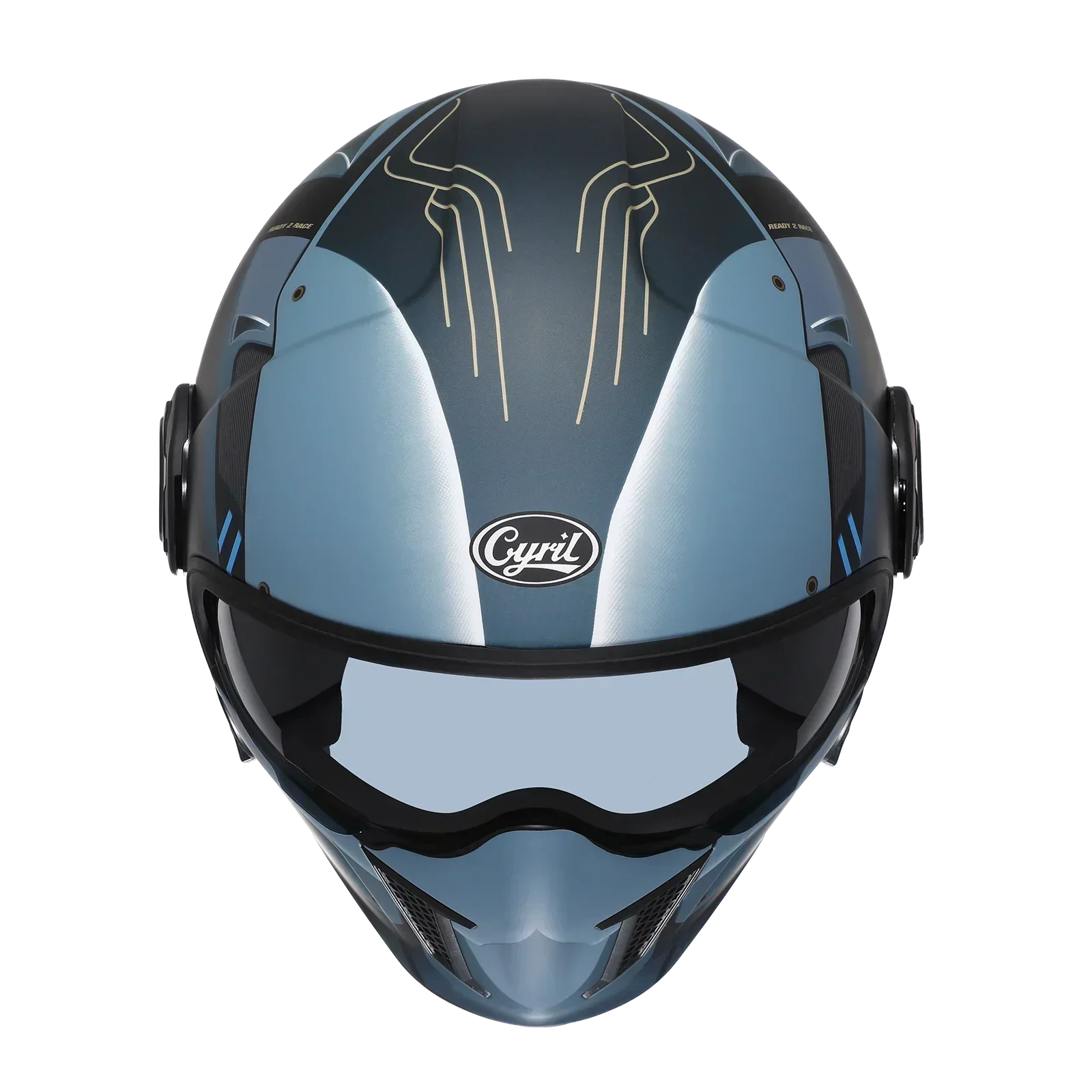 Casque Moto Modulable CYRIL OP12A – Double Visière, Homologué DOT & ECE, Boucle Rapide, Homme & Femme