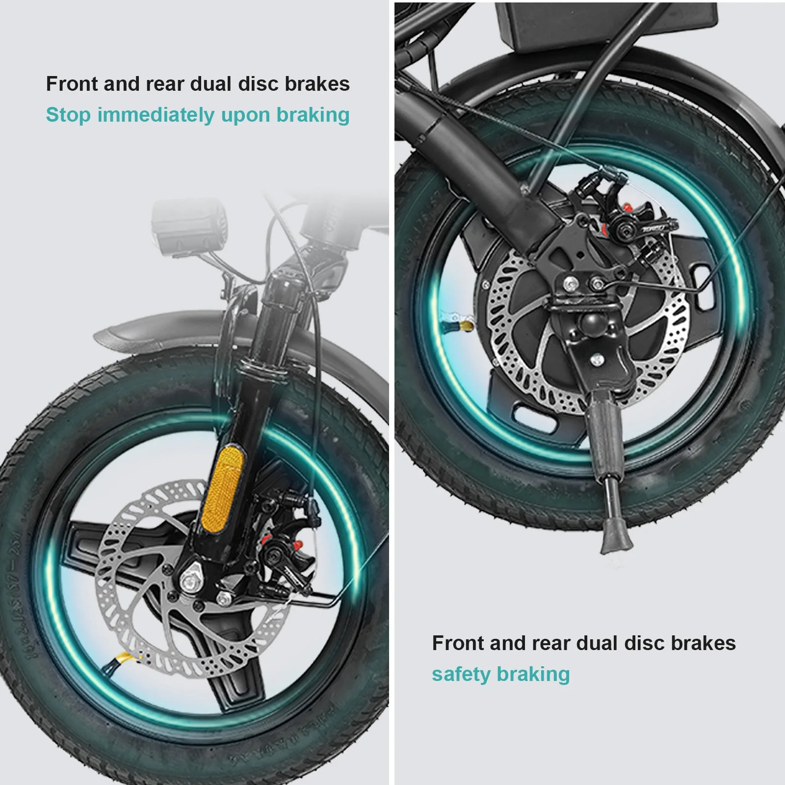 Adult Electric Bike,560W Motor,20MPH,48V Removable Battery,14inch Folding Electric Bike,Maximum 32 Miles,1Year Warranty Ebike