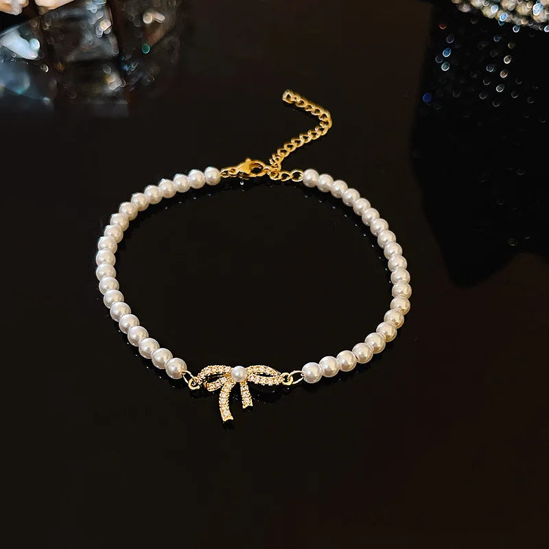 Bracelet Femme Zircon Carré Plaqué Or 18K – Réglable & Strass