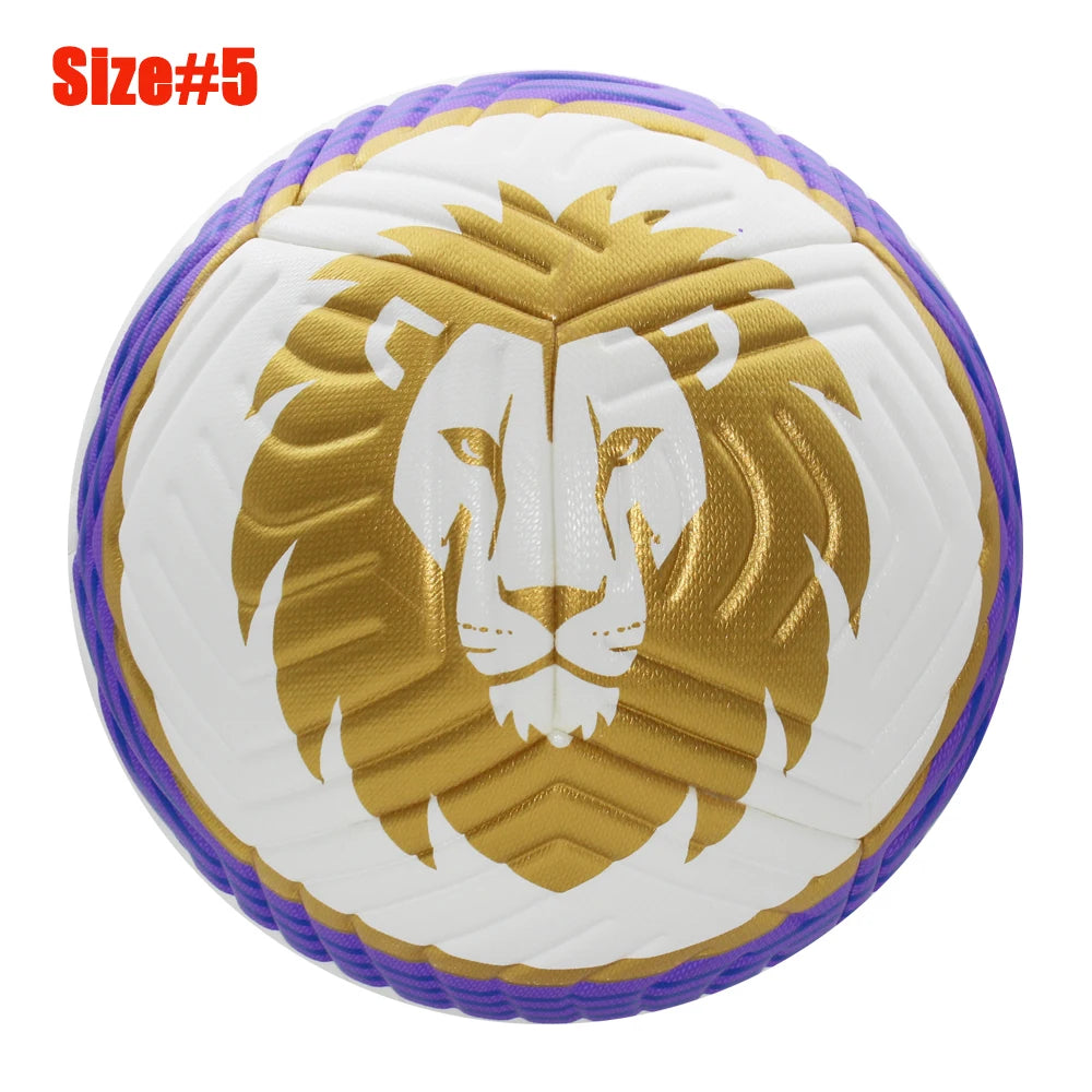 Ballon de Football Officiel Taille 5 – Matière PU Haute Qualité, Coutures Thermosoudées