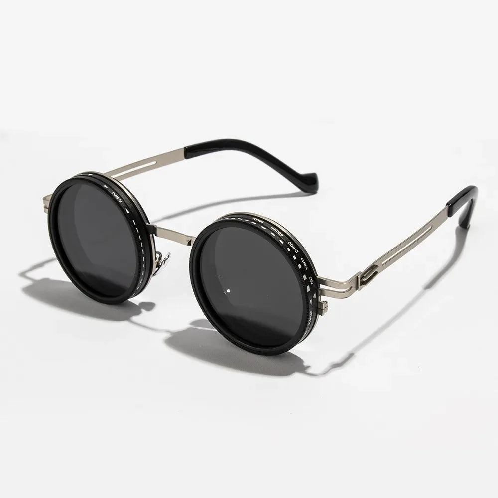 Lunettes de Soleil Polarisées Filtre ND2-400 Réglable 9 Niveaux – UV400, Pêche & Conduite