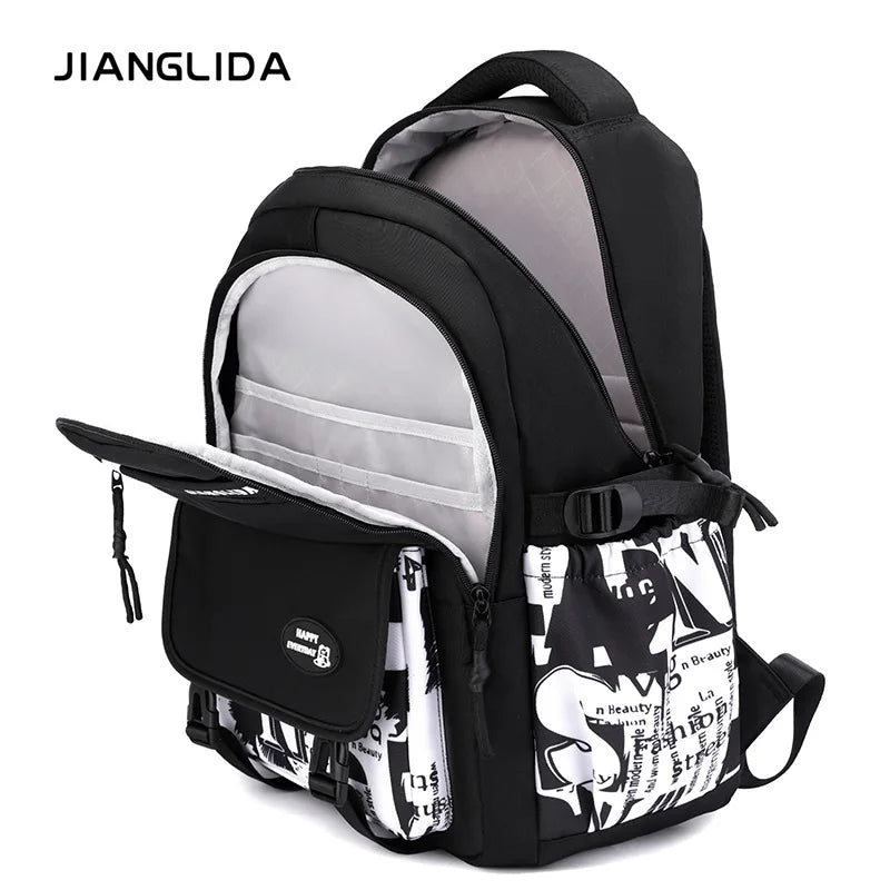 NEW Children School Bags Teenage Boys Kids Backpack Middle High School Students School Backpacks Outdoor Travel Book Bag Mochila