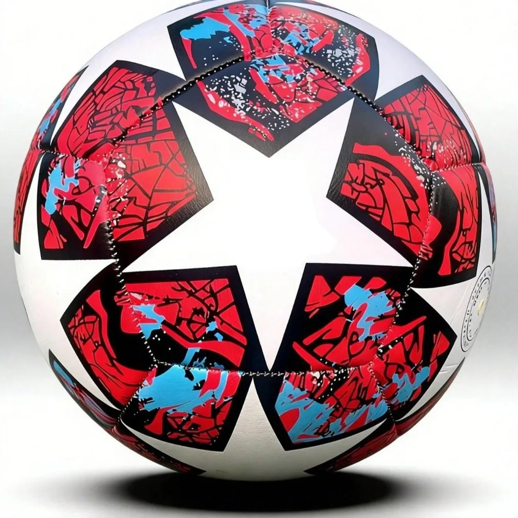 Ballon de Football Professionnel Taille 5 – PU Haute Qualité, Cousu Machine