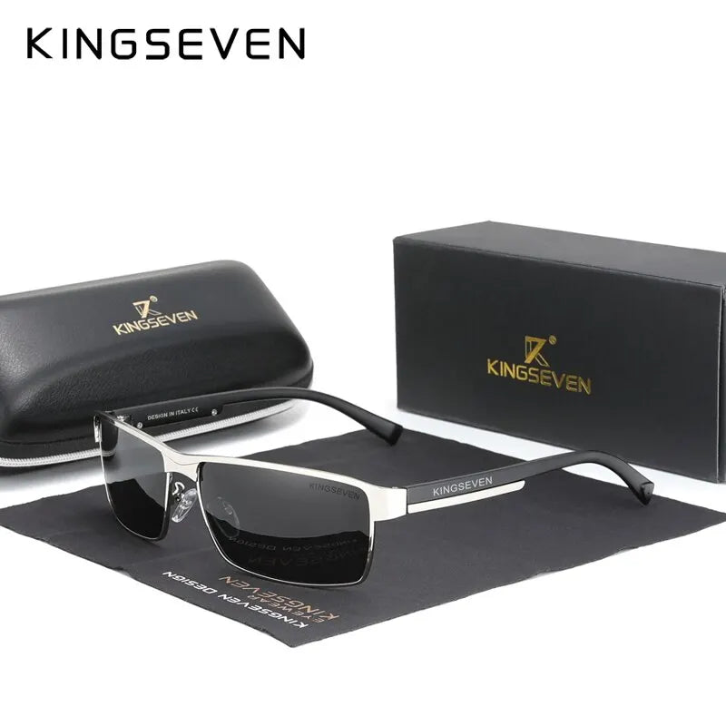 Lunettes de Soleil KINGSEVEN Polarisées Photochromiques – Anti-Reflets UV400 Conduite Mixte
