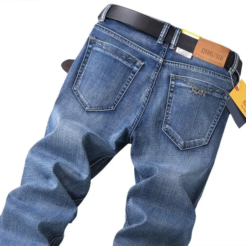 Jean Droit Homme Business Casual – Coupe Confort Élastique Toutes Saisons | 2026