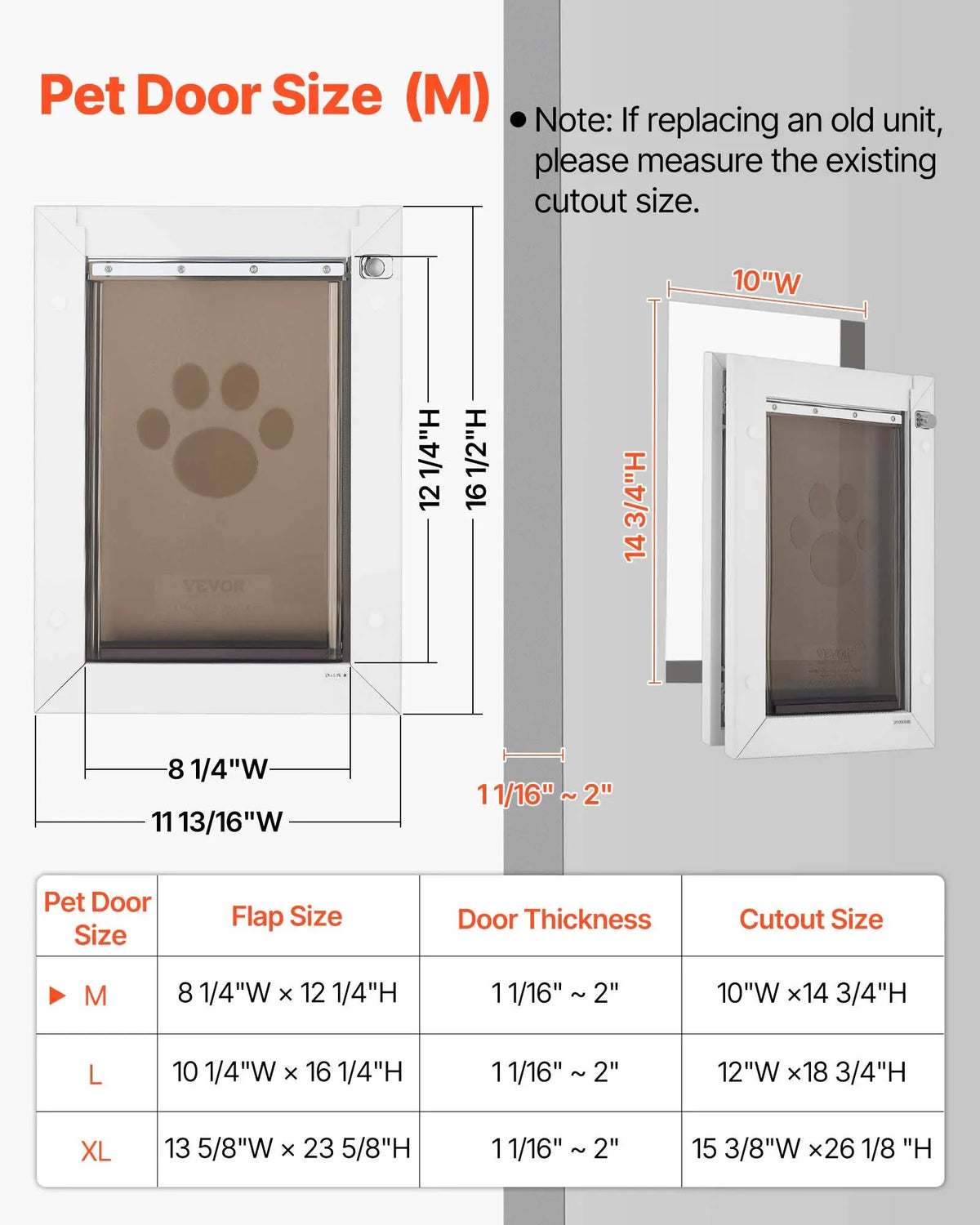 Porte Animaux Double Aimant – Cadre Métallique, Anti-Pluie, Intérieur & Extérieur, Chat & Chien