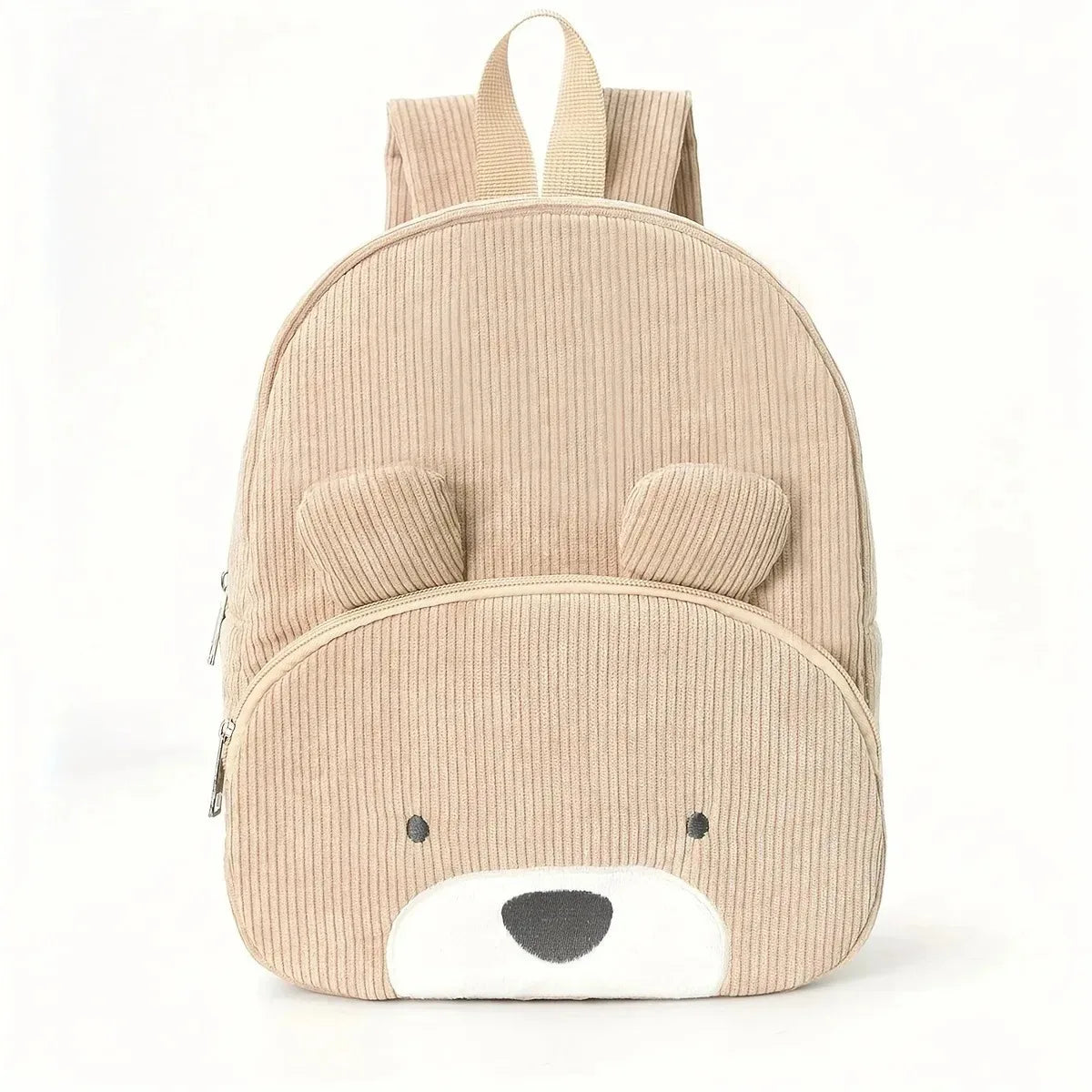 Sac à Dos Enfant Personnalisé – Broderie Prénom | Nylon Cartoon Ours & Renard
