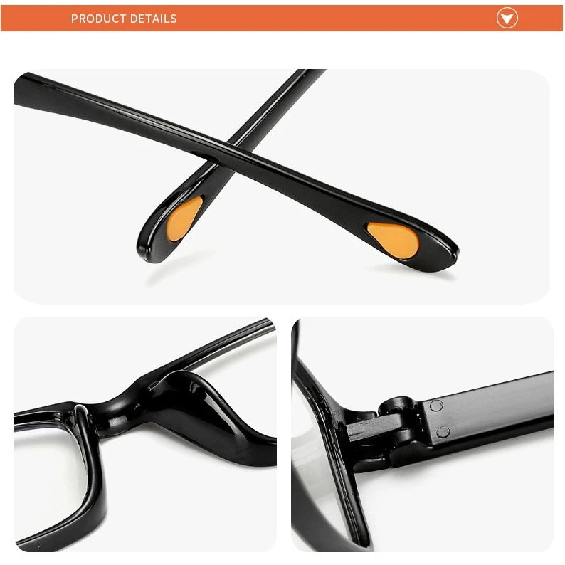 Pack of 8 MOYOKA reading glasses - Unisex, lightweight plastic frame