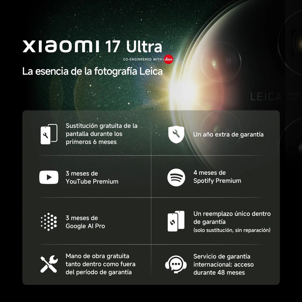Xiaomi 17 Ultra smartphone with 6.9-inch OLED display, Leica cameras and Snapdragon processor®8 Elite Gen 5 NFC 6000mAh 5G