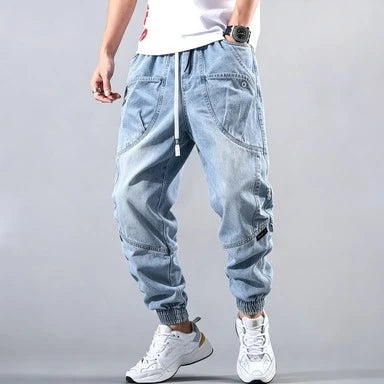 Jean Cargo Streetwear Homme – Multi-Poches Élastique Casual | 4 Coloris | Toutes Saisons