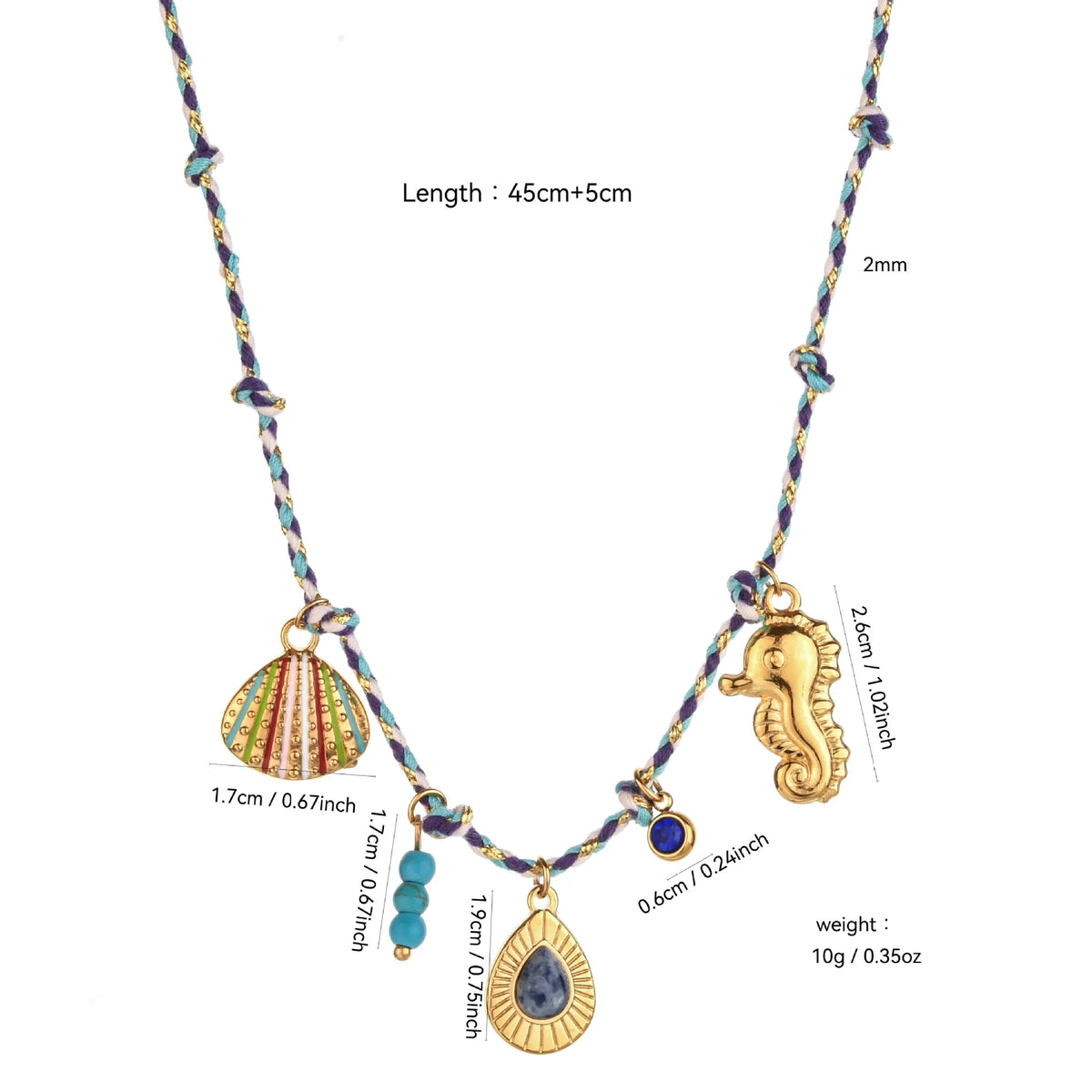 Collier Pendentif Initiale & Lettre – Corde Colorée Ajustable, Cadeau Fête des Mères