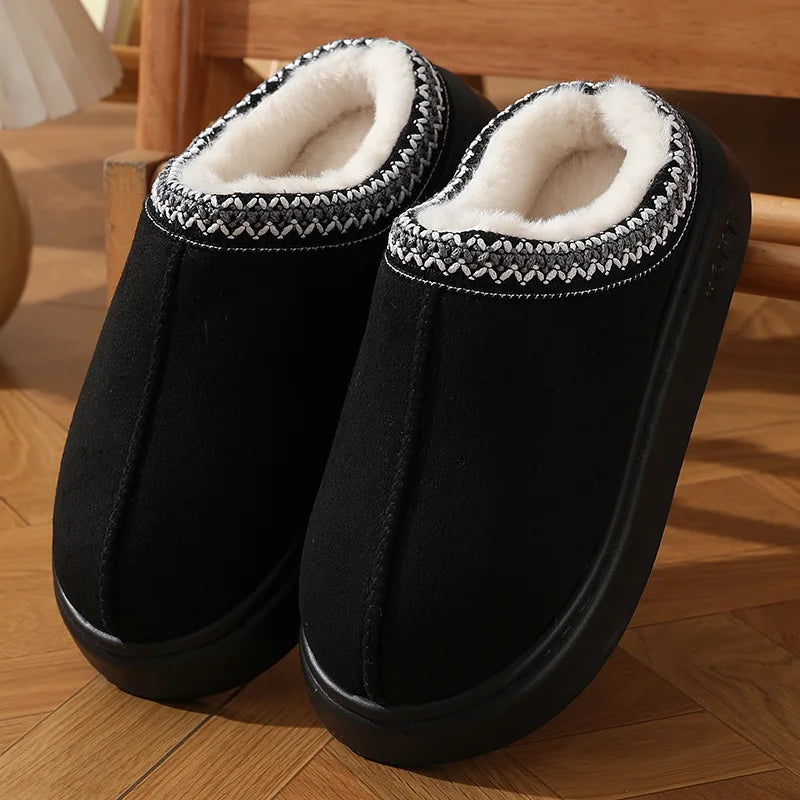 Chaussons Plateforme Femme – Fourrure Synthétique & Semelle EVA | Hiver
