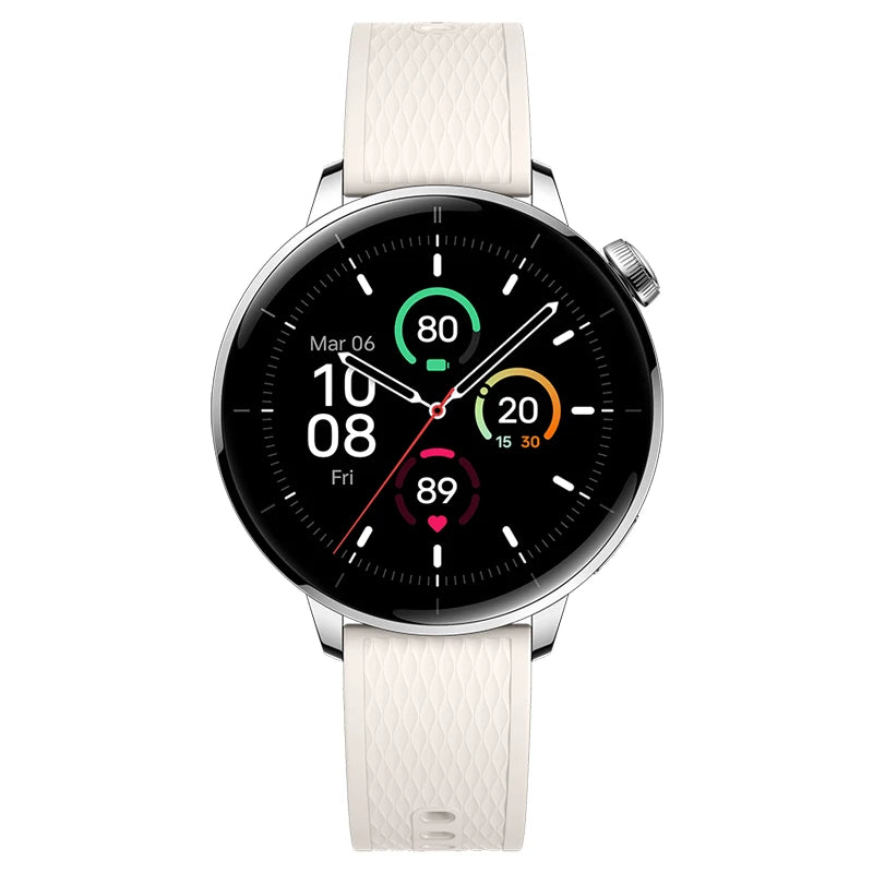 OnePlus Watch 3 43mm – Montre Connectée AMOLED, Wear OS, GPS, ECG | Version Mondiale